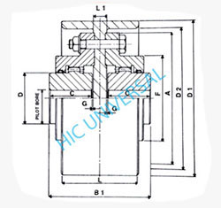 Brake Drum Coupling Drawing