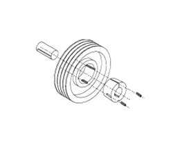 Taper bushes, tightening torques for screws